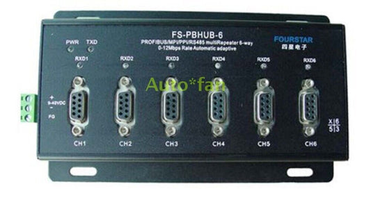 FS-PBHUB-6 6-Port Isolated PROFIBUS/MPI/PPI Hub - HUB-TECH