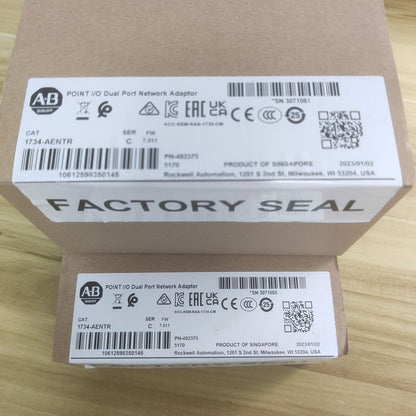 Allen-Bradley 1734AENTR Dual-Port Adaptor for industrial SERC points - ALLEN-BRADLEY