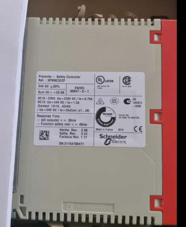 1PCS NEW XPSMC32ZP SAFETY CONTROLLER WITH built-in sensor and 200V DC input, 20A rated current, fast response time of less than 2 seconds, compatible with various industrial and automotive applications - X-PRIME SAFETY PRODUCTS