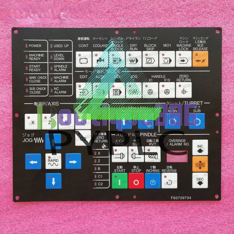 Membrane Keypad FIT FOR MIYANO F93729734 Lathe Protective Film Button Film