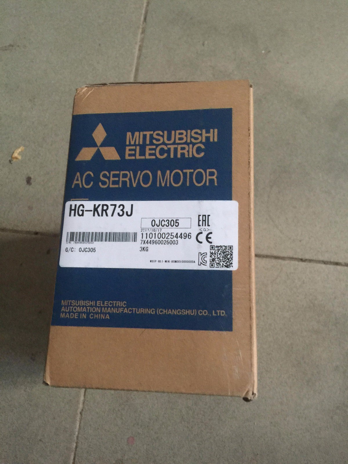 1PC MITSUBISHI AC SERVO MOTOR HG-KR73J HGKR73J