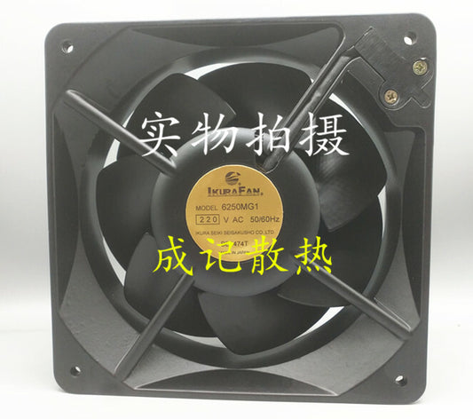 1pc IKURA 6250MG1 220V 40W 16055 160*160*55mm metal high temperature cooling fan