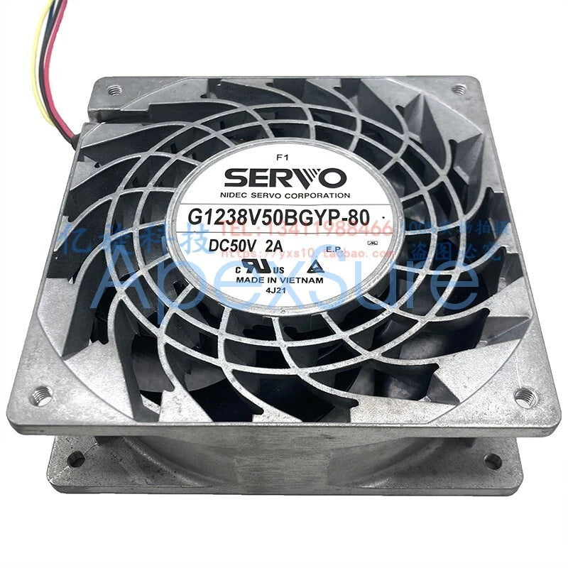 SERVO G1238V50BGYP-80 DC50V 2A 12038 Server Cooling Fan