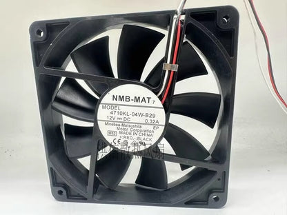 NMB-MAT 4710KL-04W-B29 12025 DC12V 0.32A 12CM 3-Wire Cooling Fan