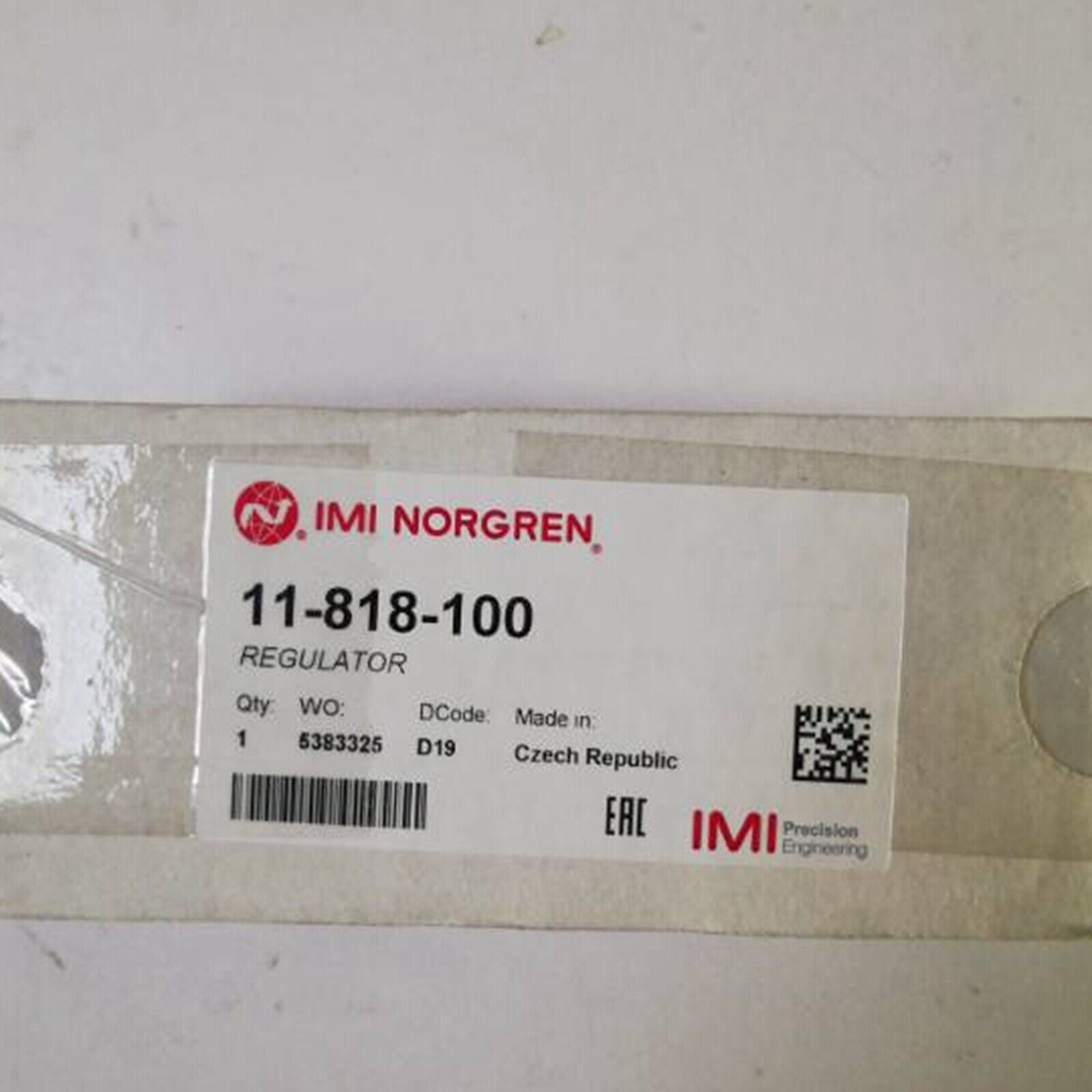 NORGREN 11-818-100 Pressure Regulator NORGREN