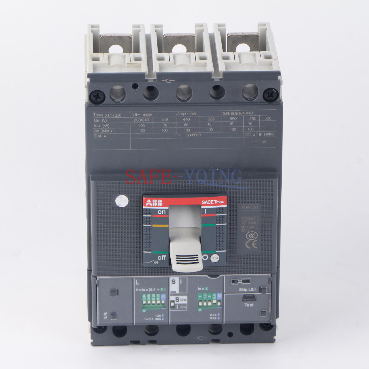 new ONE ABB SACE TMAX XT4H250 3P Electric Circuit Breaker