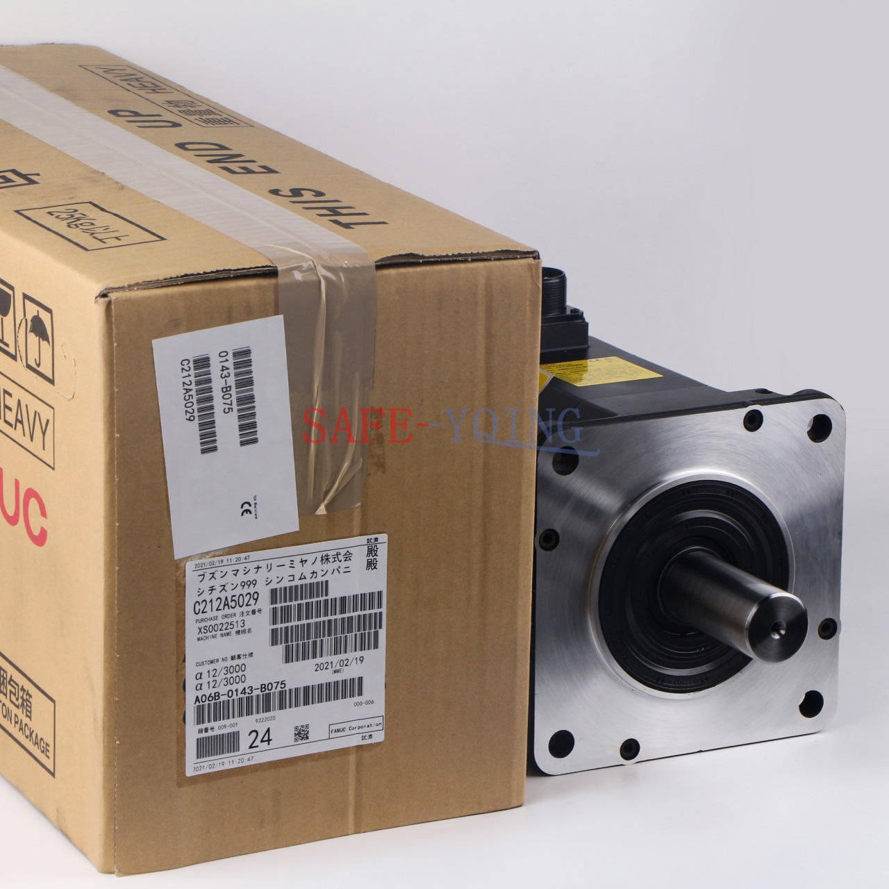 new 1PCS FANUC AC SERVO MOTOR a12/3000 A06B-0143-B075 A06B-0143-B075 - FANUC