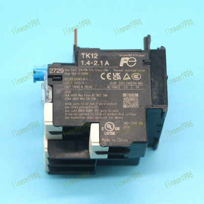 1PC For FUJI TK12W 1.4-2.1A Thermal Overload Relay Fast - FUJI