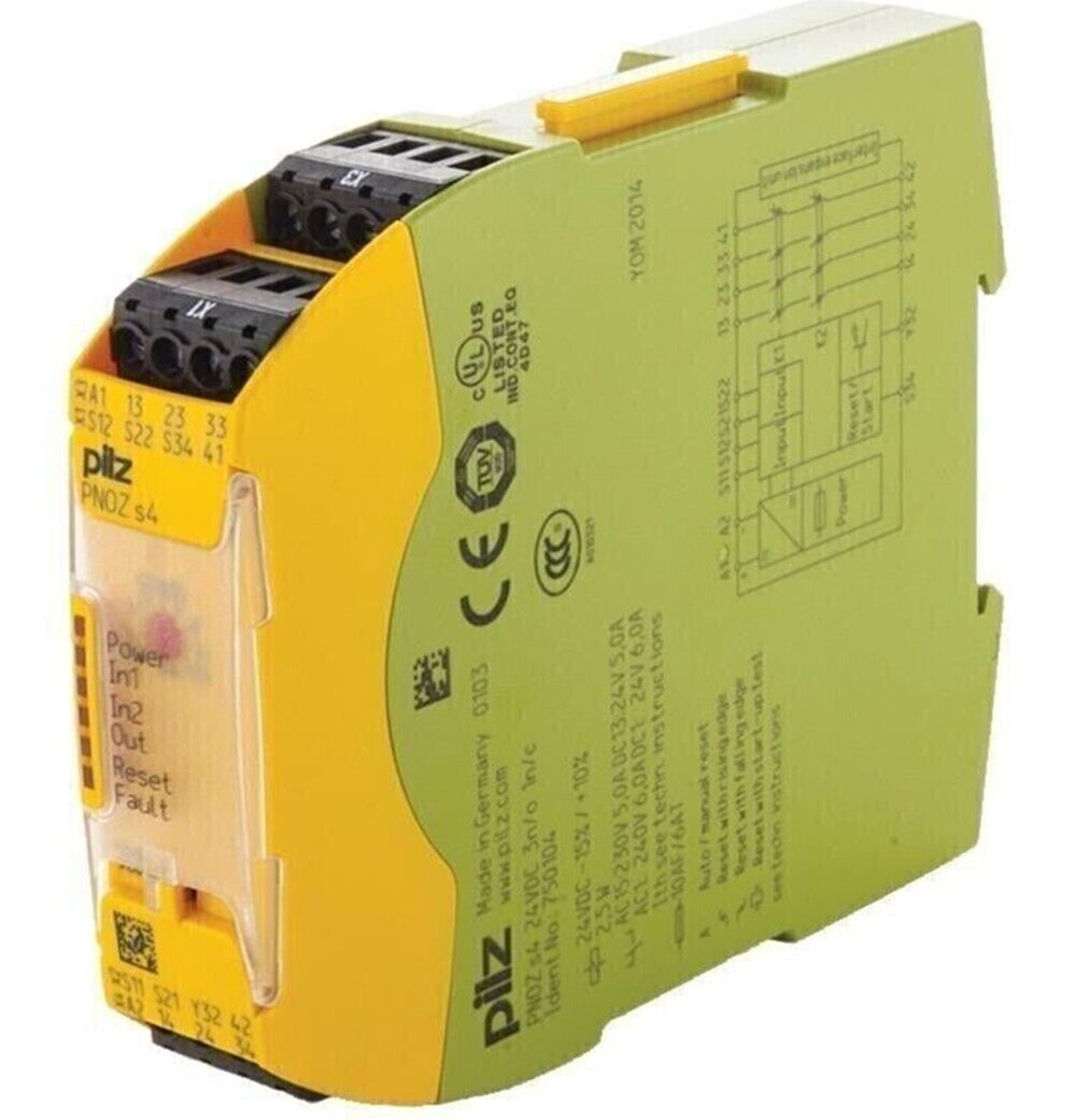 new PILZ PNOZ s4 24VDC 750104 Safety Switch Unit Rapid delivery - PILZ