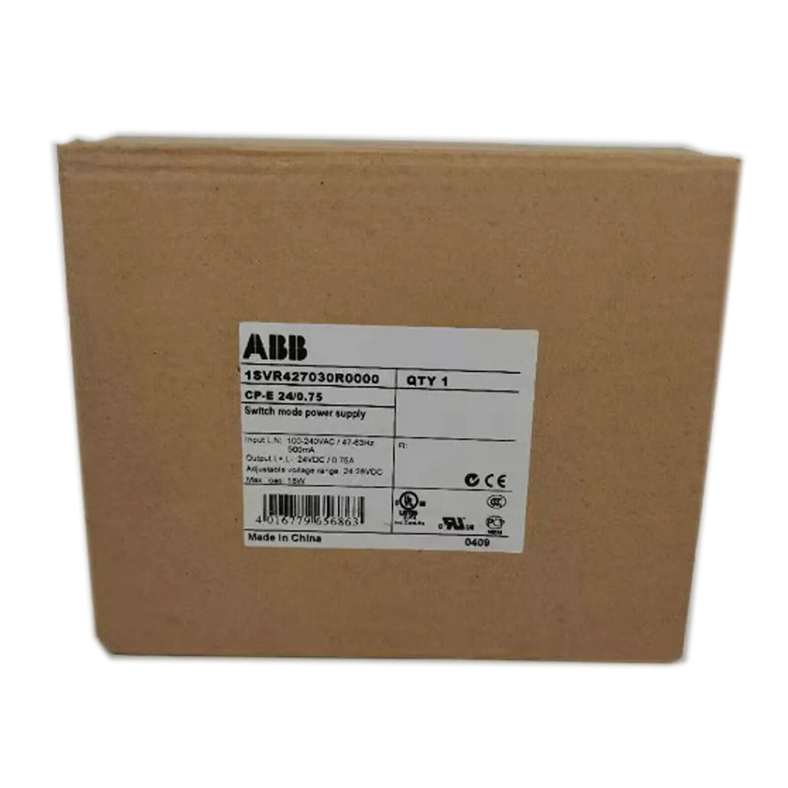 new ABB CP-E 24/0.75 PLC Switched Mode Power Supply Supplies - ABB