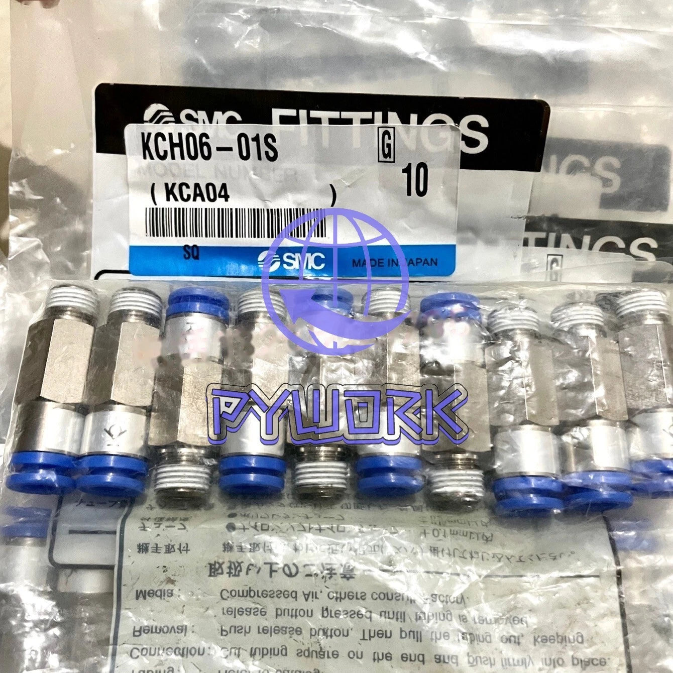 10PCS/pack SMC KCE04-00 KCE06-00 KCH06-01S joint