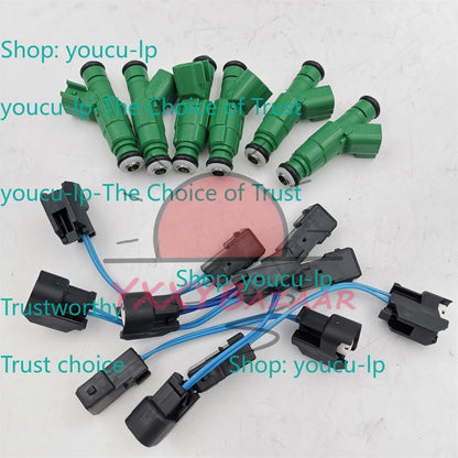 6x 0280155789 Fuel Injectors For Bosch Plymouth Chrysler Dodge 3.3L V6 1997-2000