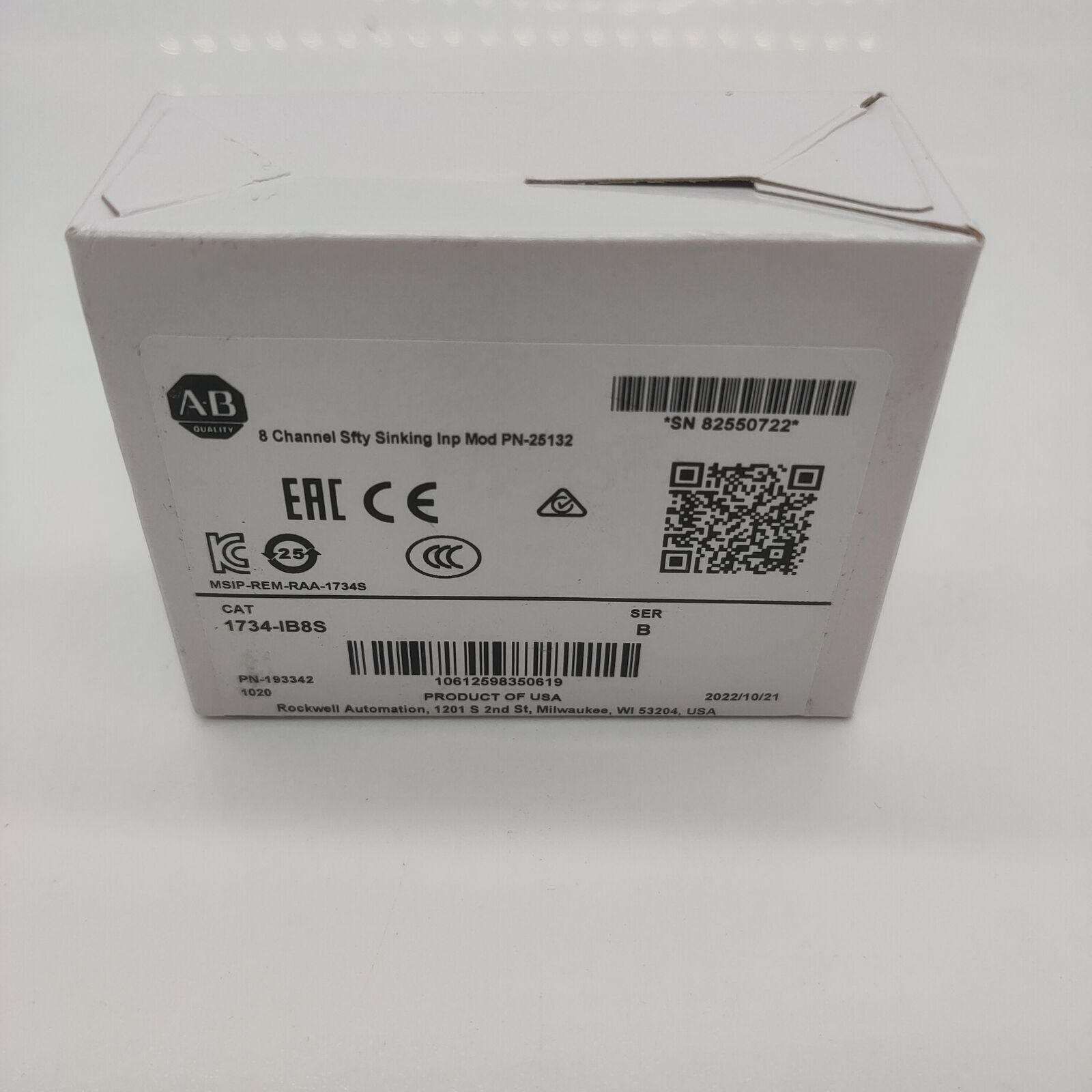 Allen-Bradley 1734-IB8S Module - ALLEN-BRADLEY