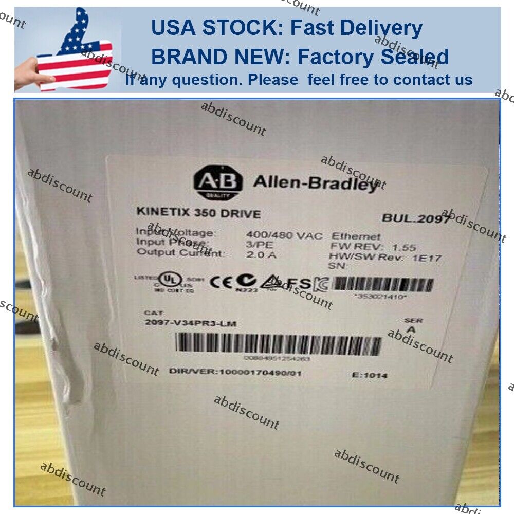 NEW Allen-Bradley 2097-V34PR5-LM Kinetix 350 Servo Drive - ALLEN-BRADLEY