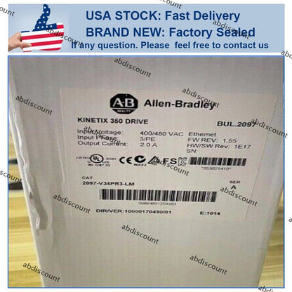NEW Allen-Bradley 2097-V34PR5-LM Kinetix 350 Servo Drive - ALLEN-BRADLEY