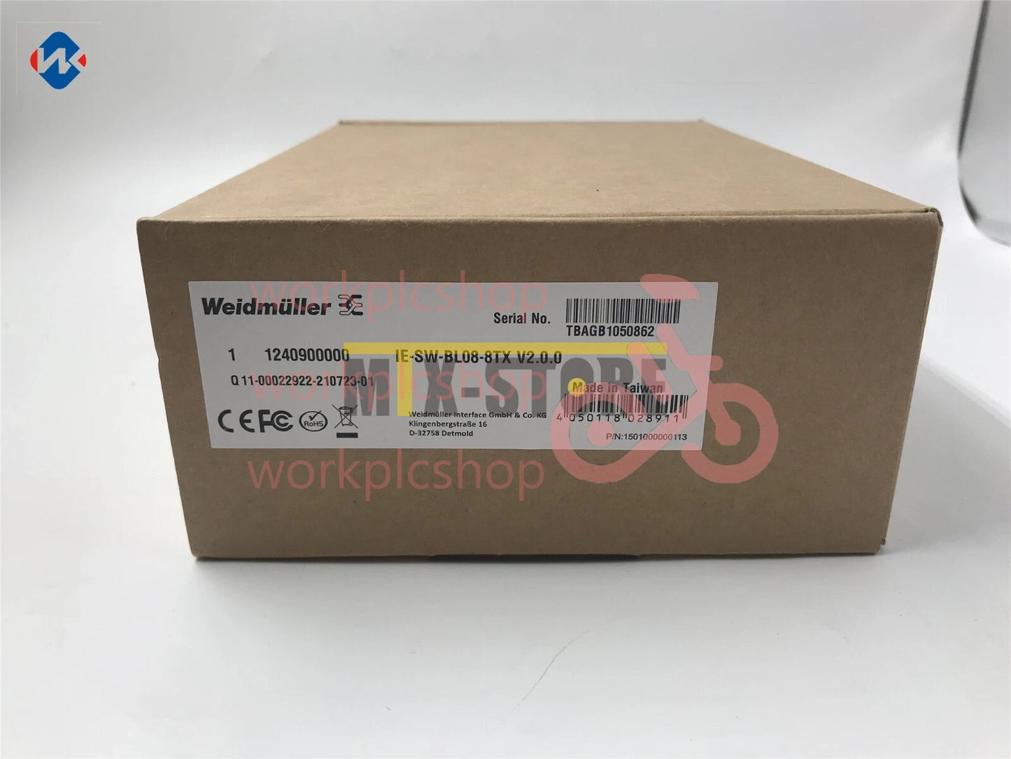 1PCS Weidmuller IE-SW-BL08-8TX