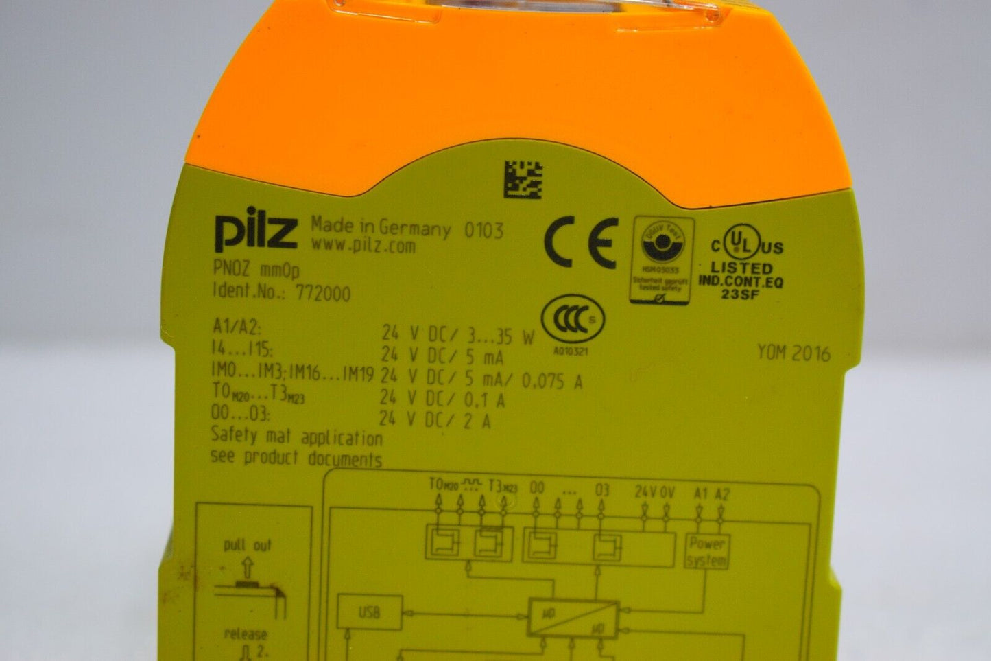 PILZ 772000 PNOZ mm0p Compact Controller - PILZ