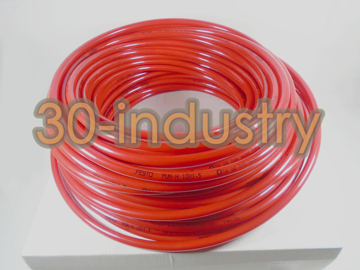 FESTO PUN-10X1.5-RT 50m Pneumatic Hose - Durable Plastic Tubing - FESTO