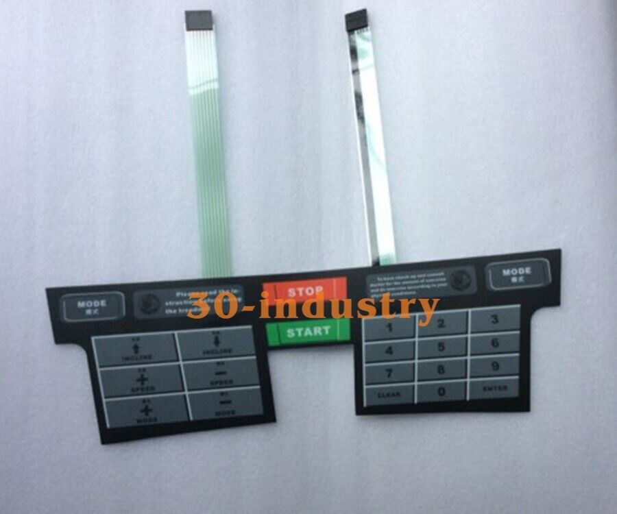 Bailih580 Treadmill Membrane Keypad and Panel Protective Film - BAILIH