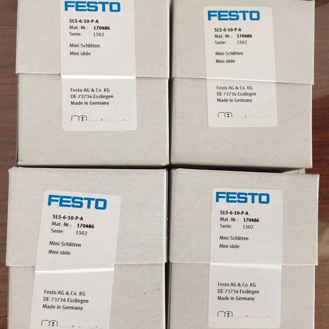 New FESTO SLS-6-10-P-A 170486 Slide Cylinder 1 Year - FESTO