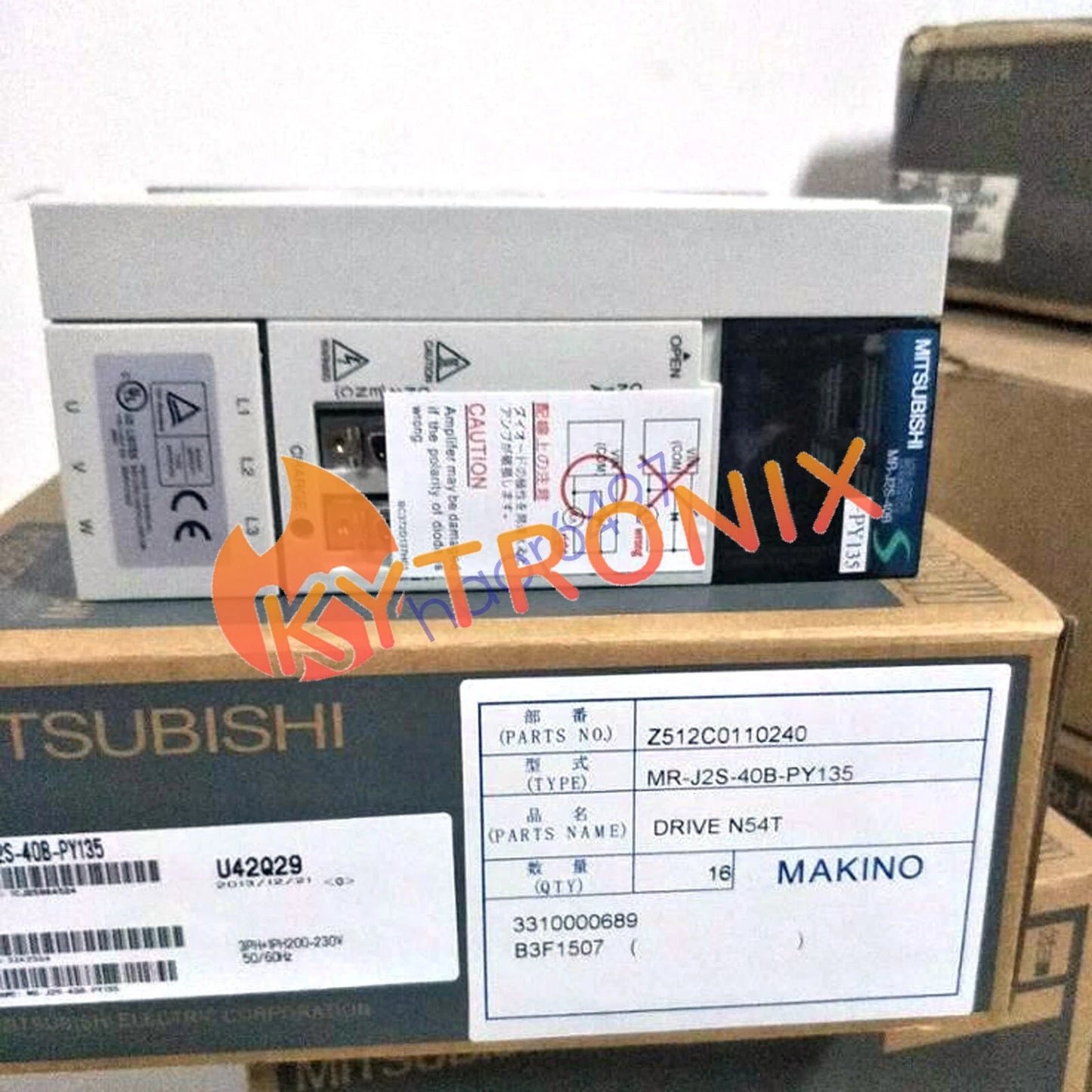 MITSUBISHI MR-J2S-40B-PY135 MRJ2S40BPY135 Servo Drive
