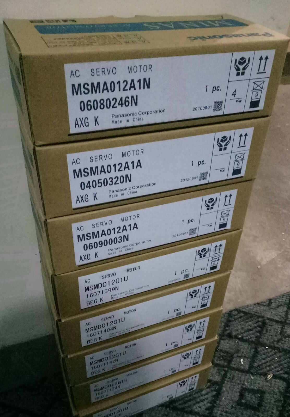 Panasonic MSMA01 AC Servo Motor 100% Brand New In Box 1PCS - PANASONIC
