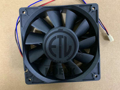 120mm Delta PFR1224UHE-CE75 12038 24V 1.75A 3-wire 12cm High-volume cooling fan