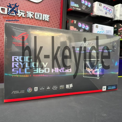 ASUS ROG RYUO IV 360 ARGB AIO Liquid CPU Cooler 360mm Radiator,~