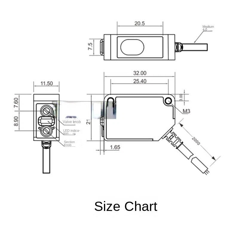 1PC  FIT FOR Background Suppression Photoelectric Switch Sensor BGS-S10N【R2M】