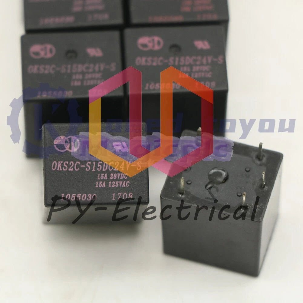 10PCS OKS2C-S15DC24V-S Power Relay 24VDC 5Pins 15A 125VAC /RS