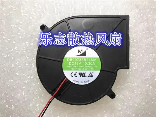M DB09733B24UA DC18V 0.30A 9733 2-Wire Turbo Cooling Fan