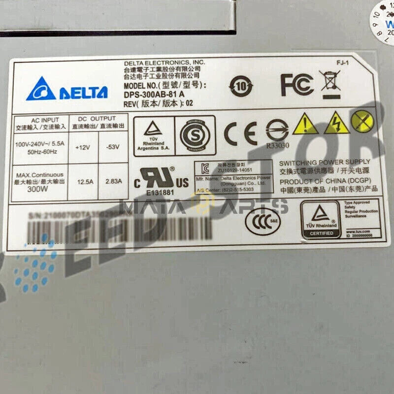 1PCS Delta DPS-300AB-81 A video recorder power supply