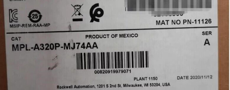 Allen-Bradley MPL-A320P-MJ74AA - ALLEN-BRADLEY