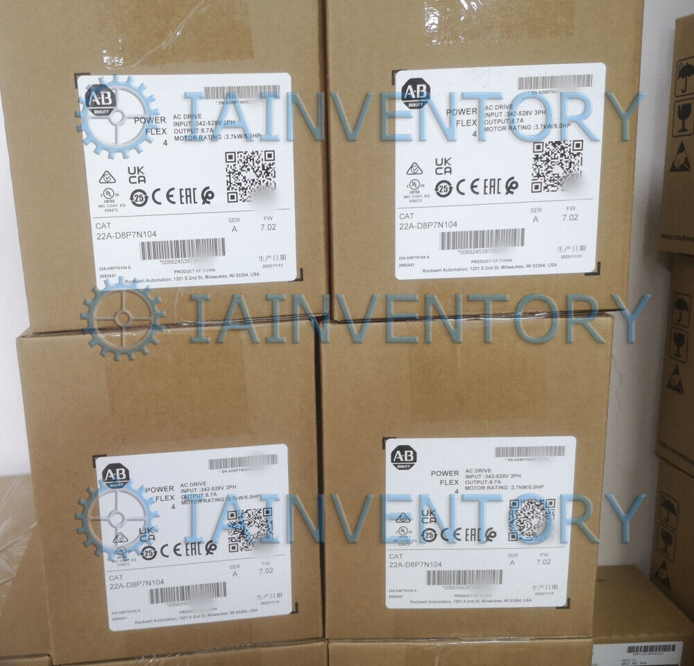 1PC Allen Bradley 22A-D8P7N104 with 2-Year Factory Sealed - ALLEN BRADLEY