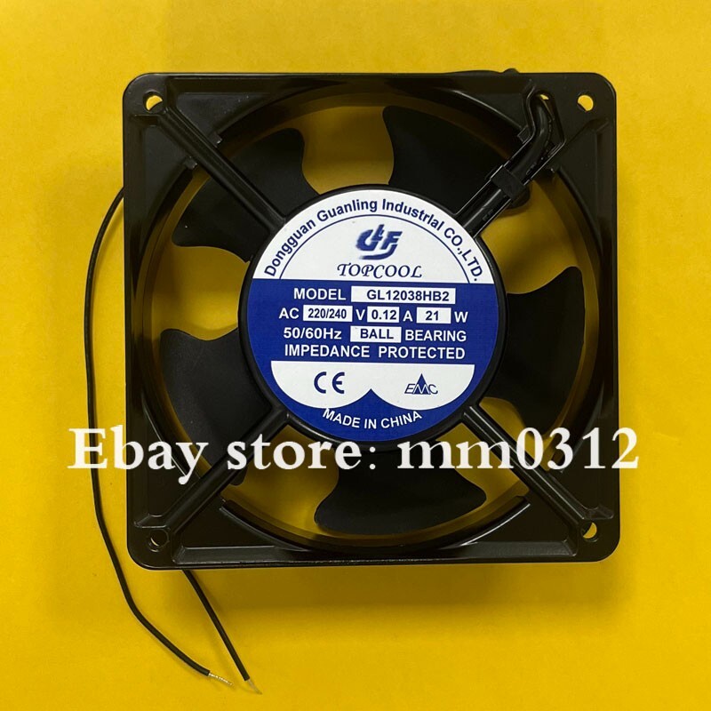TOPCOOL GL12038HB2 AC220/240V 0.12A 21W 12CM Cooling Fan