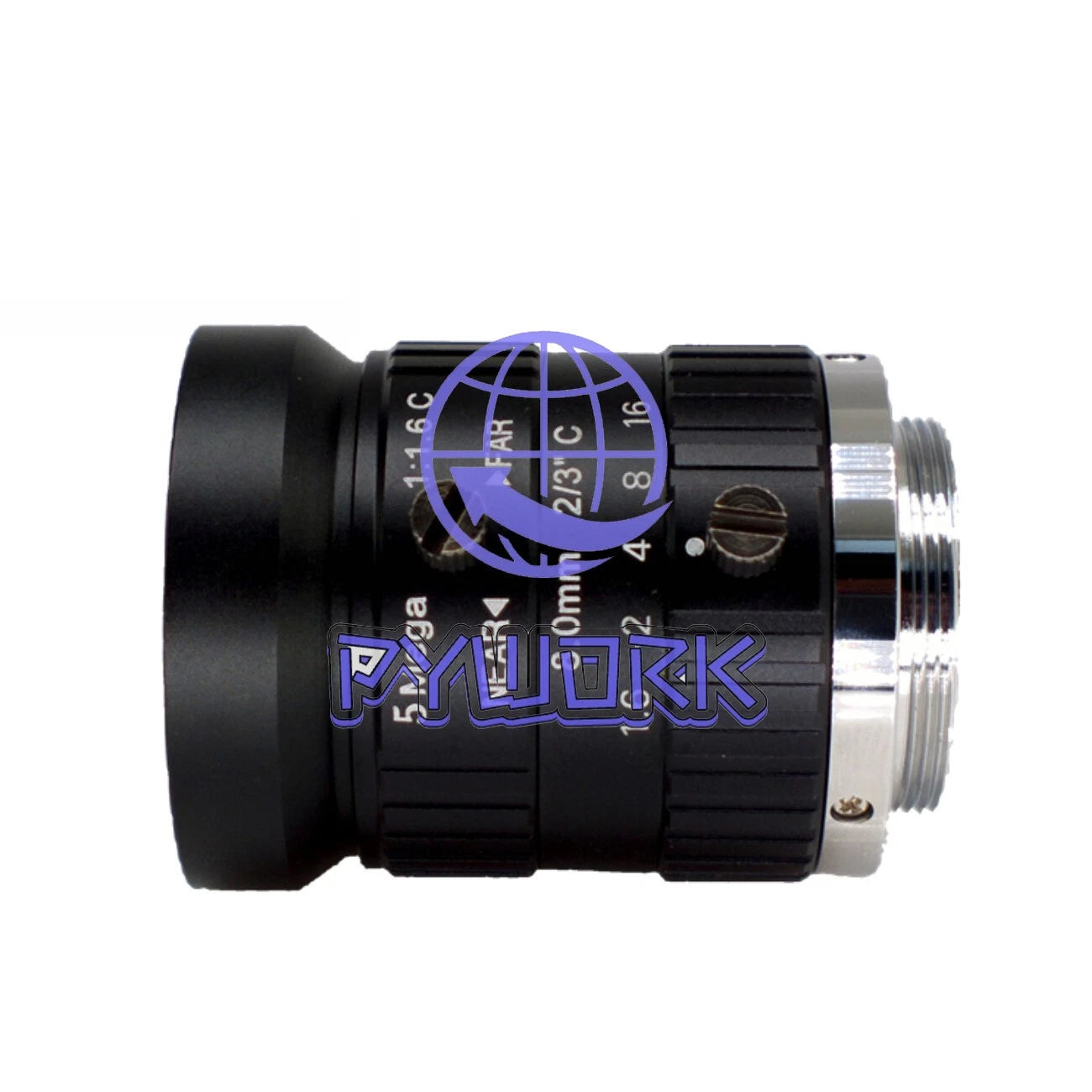 5MP Industrial Camera Lens C Mount Machine Vision Surveillance Traffic 8mm 2/3"