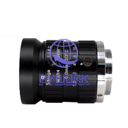 5MP Industrial Camera Lens C Mount Machine Vision Surveillance Traffic 8mm 2/3"