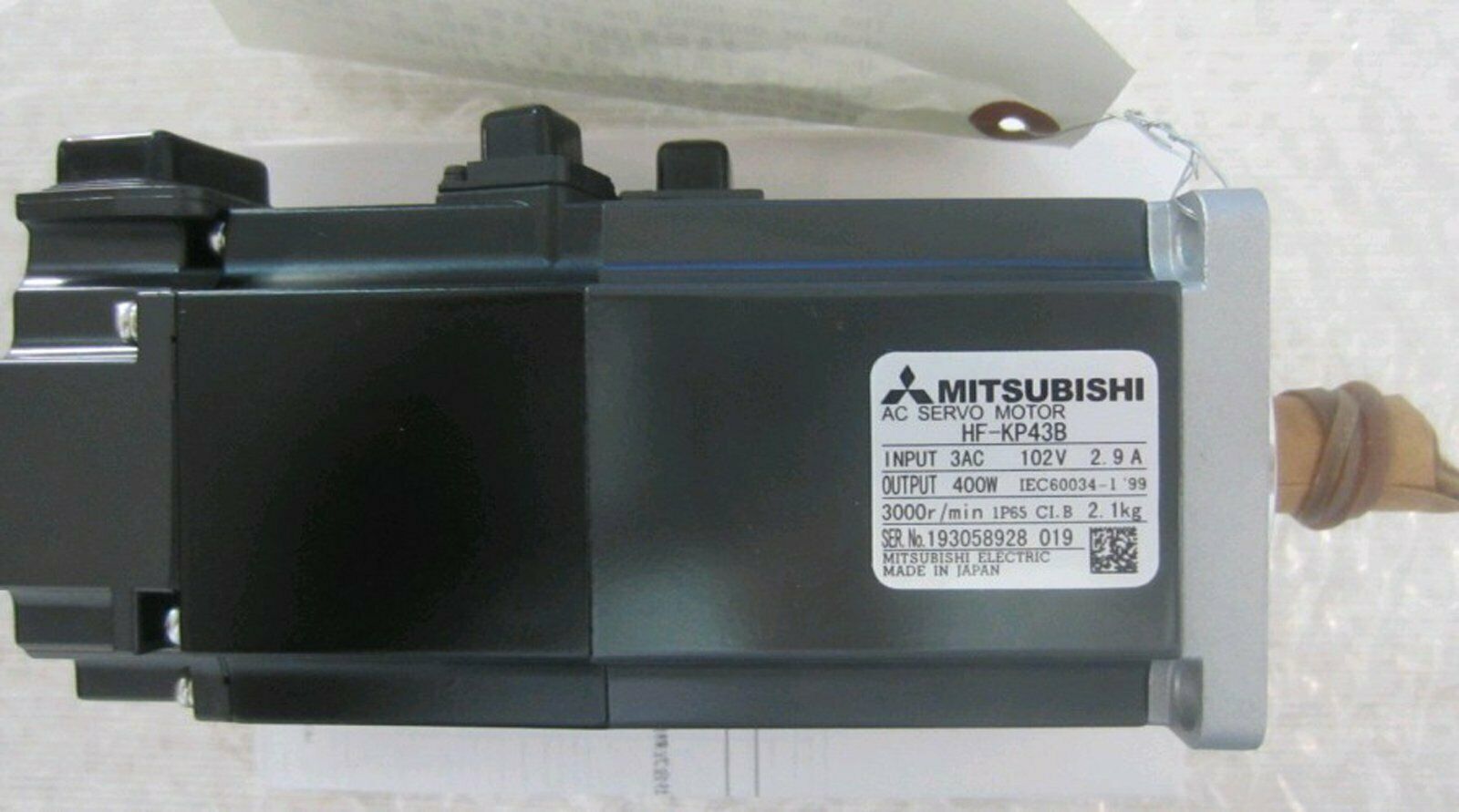 Mitsubishi servo motor HF-KP43B tested and in good condition - MITSUBISHI