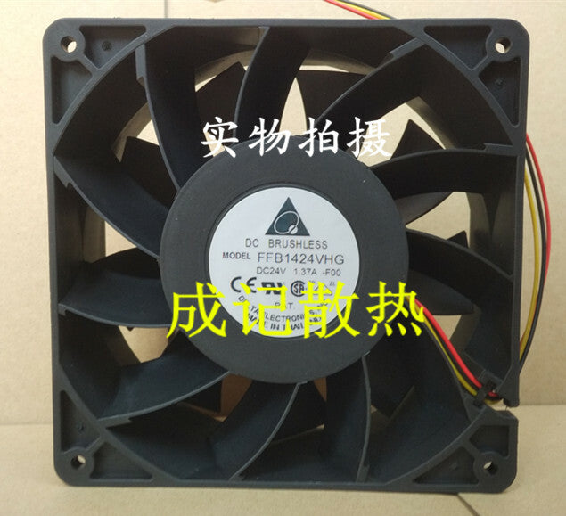 DELTA FFB1424VHG Strong wind Inverter cooling fan DC24V 1.37A 140*140*50mm 3pin