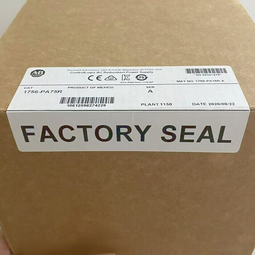 ControlLogix AB 1756-PA75R SER A Redundant Power Supply – Factory Sealed - CONTROLLOGIX