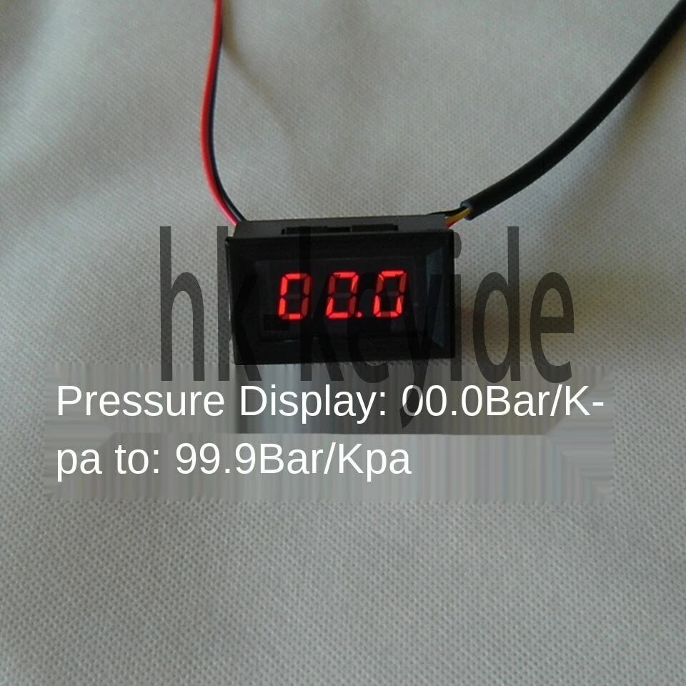 1PCS pneumatic shock digital pressure gauge Pressure gauge Small panel mounting
