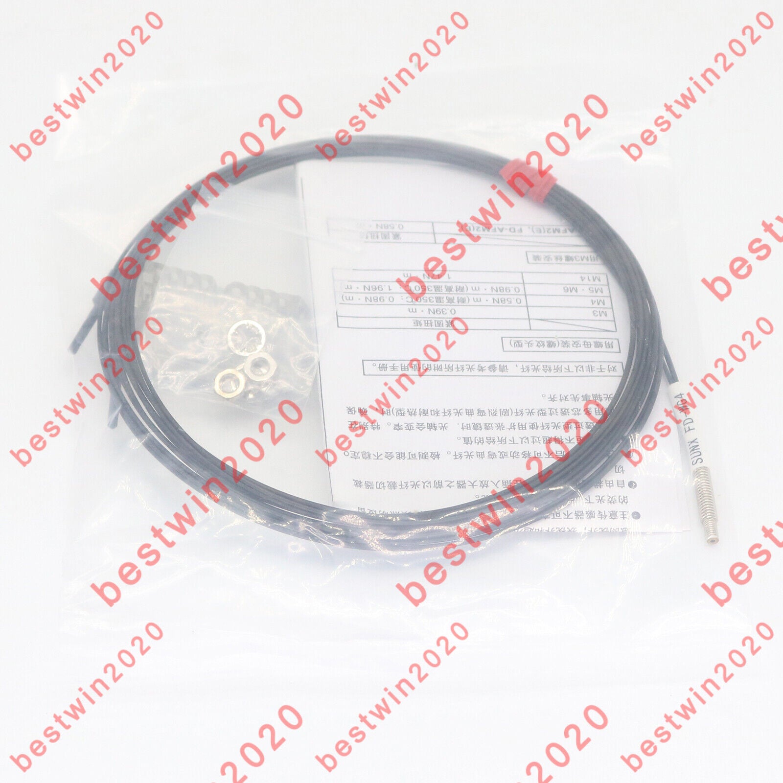 Fiber Optic Cable Sensor, Panasonic SUNX FD-WG4 - PANASONIC