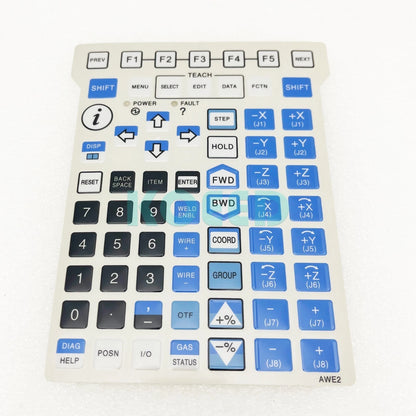 AWE2 Membrane For Fanuc A05B-2255-C105 teach pendant keypad front overlay