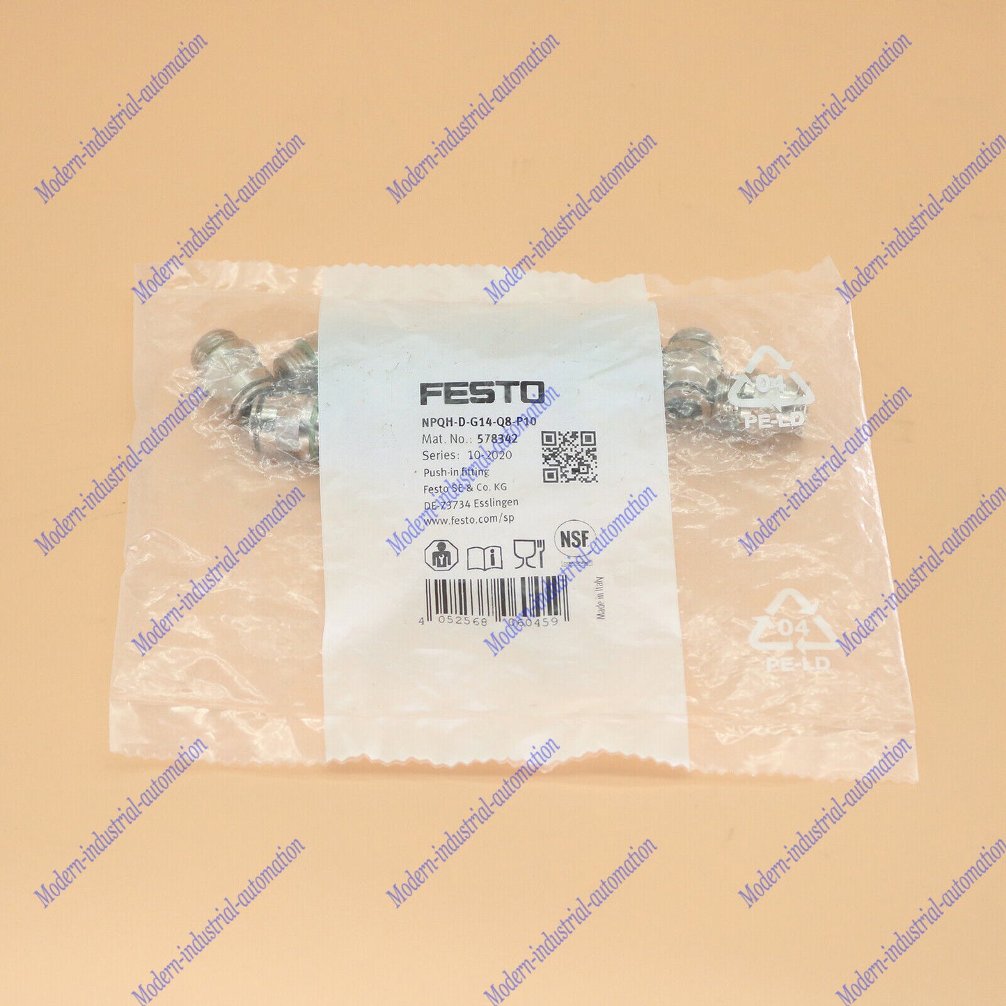 new 10PC/bag FESTO NPQH-D-G14-Q8-P10 578342 joint ship - FESTO