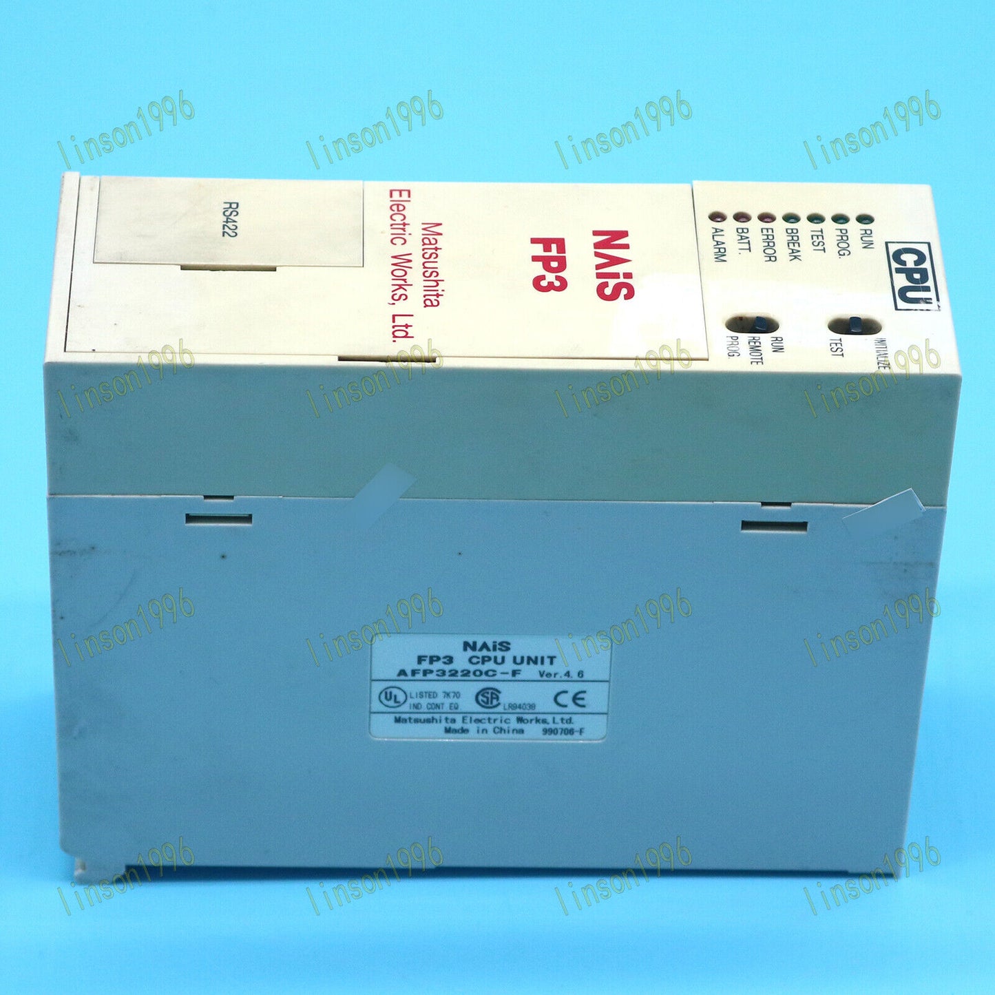 Used NAIS CPU Unit for Panasonic AFP3220C-F FP3 - PANASONIC