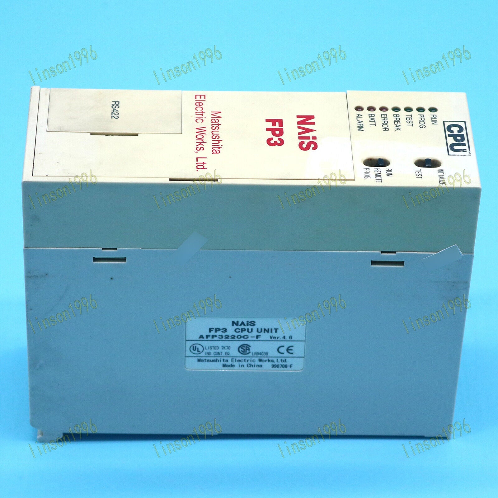 Used NAIS CPU Unit for Panasonic AFP3220C-F FP3 - PANASONIC
