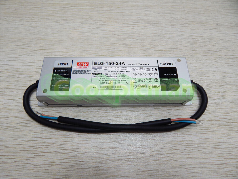 MEANWELL ELG-150-24A = CLG-150-24A Power Supply LED Driver 1Pcs/