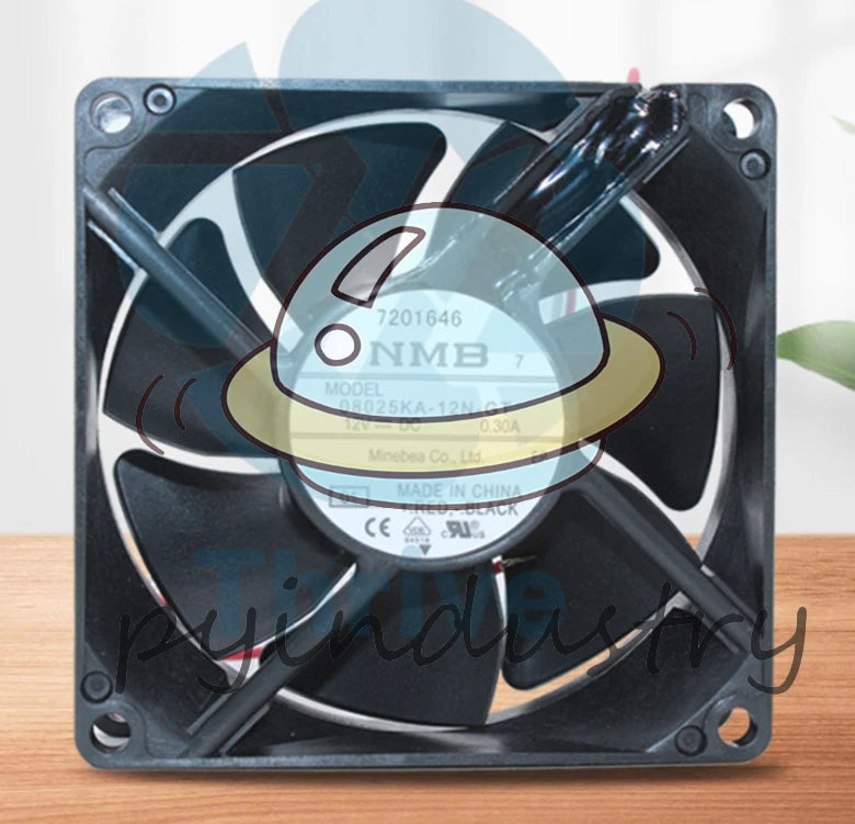 NMB 08025KA-12N-GT 8025 12V 0.30A IP68 Waterproof Fan