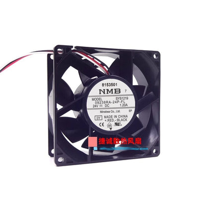 NMB 09238RA-24P-FL 24V 1.20A 9038 9CM ball converter cooling fan