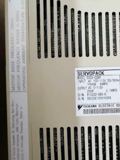Yaskawa SGDA-02BP - YASKAWA